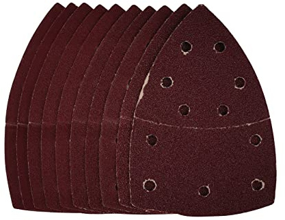Draper 44334 Multi-Sanding Sheets with Hook and Loop, 102 x 62mm, 93mm, Assorted Grit (Pack of 10)