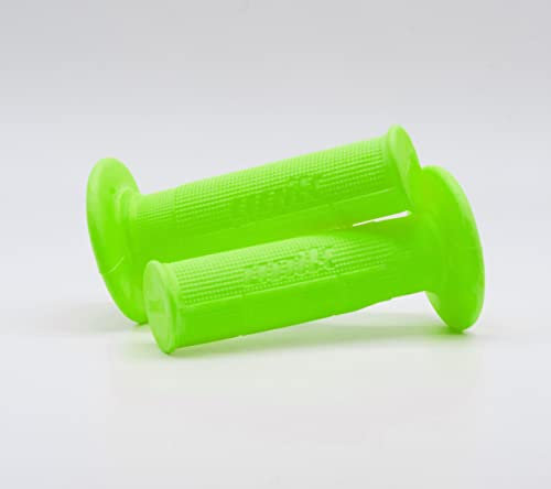 Juego de puños para Moto Cross Manillar de Goma, Universal, Antideslizante, Accesorios puños para Moto Enduro - Verde
