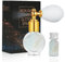 AOOWU Glitter Spray, Glitzer Spray für Face und Body, Glitzer Haarspray Make-up Sparkle Puder Kosmetik Shimmer Highlighter, Powder Glitterspray Haare Körper für Weihnachten Rave Party（Silber/B）