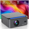 【Auto Focus/Keystone】 Vidéoprojecteur, VISULAPEX U1 20000 LM 1080P Full HD Rétroprojecteur, 4K Supporté, Auto 4P Correction,WiFi 6, Etièrement Sellé Projecteur Home Cinéma pour iOS Android Windows