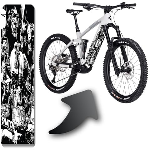 DK´s BikeDesigns Designfolie für E-Bike Akkucover für Cube Stereo | Reaction Hybrid Modelle, Rahmenschutz eBike, Fahrrad Aufkleber, Bike Sticker (Vintage Vignettes)