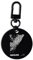 Barcelona Spanien Blueprint City Map Schlüsselanhänger Schlüsselanhänger mit Karabiner, ID Tag, Kreis, Pin, Schwarz , One size