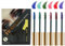 Mascara 6 Farben, Bunt Mascara Wimperntusche, Bunte Mascara-Set, Wasserdichte Bunte Faserwimpern Mascara, Mascara Wimperntusche Schminke, langanhaltend, vegan, Feiner Pinsel, Natürlich Augen Make-up