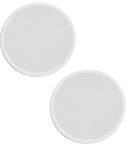 SULIVES 2 Pack Reusable Coffee Filters, Stainless Steel Mesh Coffee Filters for Pour Over and Drip Coffee Makers, Eco-Friendly Coffee Filter, Durable Metal Coffee Filter Set