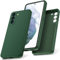 Watana for Samsung Galaxy S21 4G 5G Case, Soft-Touch Silicone Phone Case, Shockproof, DustProof, Antiskid Full Body Armour Phone Cover with Microfiber Lining for samsung S21 4G 5G,Green
