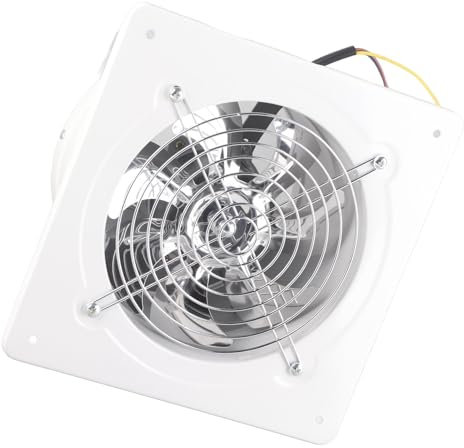 ZAICOLER Extractor de Aire Industrial, 220 V, 167 Mm, Ventana de Pared de Hierro, Ventilador de Ventilación, Extractor de Ventana, Extractor de Cocina, para Uso en Cocina y Oficina