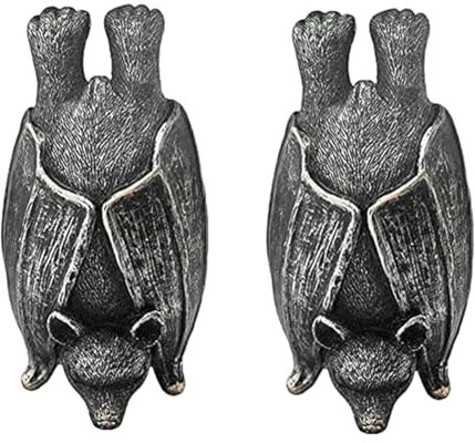 Blmirror Halloween Bat Statue Garden Decor Plant Pot Hugger Resin Flower Pot and Vase Hugger Planter Pot Hanger Hanging Bat