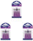 CRINEX - Phb Plus Maxi - Brossette Dentaire - Fibres en Tynex - Violet - 6 Brossettes par Unité (Lot de 3)