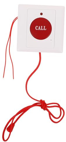 ABOOFAN Bouton Sos Urgence Mural pour Personnes Âgées Bouton Appel Aide Facile Corde Accessoire Pratique pour Patients et Seniors