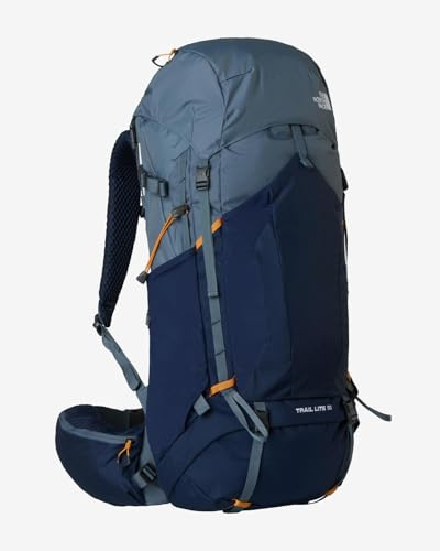 THE NORTH FACE Unisex Trail Lite 50L Rucksack, Granite Grey/Summit Nav
