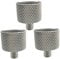 minkissy 3PCS Microphone Stand Adapter Screw Durable to Threaded Nut for Mic Clamp Rugged and Convenient Design for Lasting Use Easy to Install and Remove