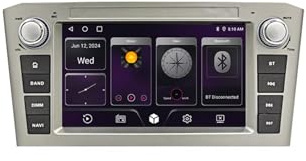 Android 15 Car Radio 7 Pantalla Táctil para Toyota Avensis T25 2002-2010 con Carplay Android Auto Bluetooth GPS WiFi FM RDS Radio Cámara Trasera Reproductor Multimedia.(B1 2+32G)