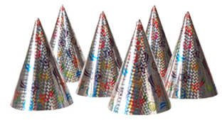 Party-Hütchen, 6 Stück