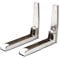 Soporte para Horno y Microondas Soporte Microondas Pared Acero Inoxidable Estante para Colgar Microondas, carga máxima 35 kg, Plateado 507251