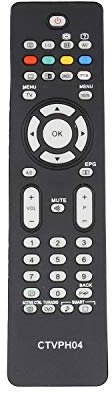Common TV CTVPH04 - Mando a Distancia Universal (Compatible con Televisores Philips) Color Negro