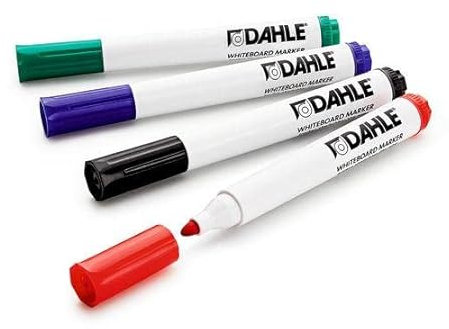 Dahle Bürotechnik Boardmarker 4 x farblich sort 2 mm, für Wandtafeln und Flip-Charts