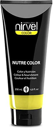 Nirvel NUTRE COLOR FLUOR Limón 200 mL Mascarilla Profesional - Coloración temporal - Nutrición y brillo