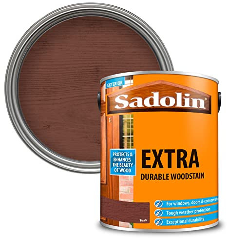 Sadolin EXTRA WOODSTAIN (YELLOW TIN) 5 litre - Teak