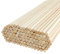 ZHIYE Lot de 100 tiges de 15 cm x 4 mm en bois naturel brut pour loisirs créatifs et travaux d'art
