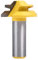 KATUR 45 Degree Lock Miter Router Bit Stock Joint Router Bit with 1/2 Inch Shank for Thick Wood Cutter Tool and Window Bits(1/2 Shank 1-3/8 Width)