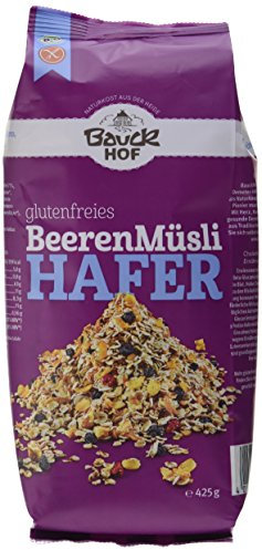 Bauckhof Hafermüsli Beeren glutenfrei (1 x 425 g) - Bio