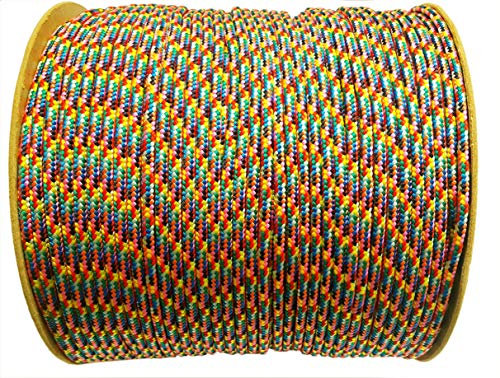 Smart House GB Multi Color Poly Rope Cord Tie Washing Clothes Line Pulley Sailing Boating Climbing 3mm 4mm 5mm 6mm (5, 5mm)