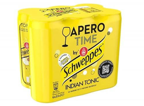 SCHWEPPES - Indian Tonic Boite Slim 6X33Cl - L'unité - Offre Special