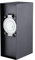 Novatool Columna de enchufe, 2 enchufes, temporizador, acero inoxidable, antracita, rectangular, IP44, enchufe exterior con temporizador, distribuidor de enchufes para jardín