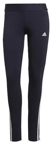 adidas Women's 3 Stripes Leggings , Legend Ink / White, XXS
