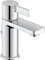 Duravit D-Neo Waschtischarmatur, Größe S (Auslauf Höhe 87 mm). Wasserhahn Bad mit energiesparender FreshStart-Funktion, Chrom