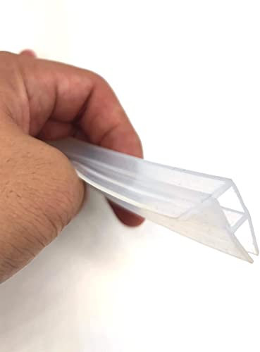 Strip Replacement Shower Door Glass Stopper Magnetic Strip 1/2 Framed Shower Door Sweep
