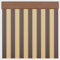 Cortinas Exterior Puerta de Tiras Beige y Marrón | Material Plástico PVC y Barra Aluminio | Ideal para Terraza, Jardín, etc | Anti moscas (ANCHO 100cm X 210cm LARGO)