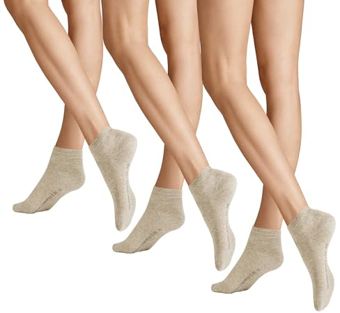 Hudson Unisex Sneaker Socken Simply³ 3-Pack druckfreier Bund