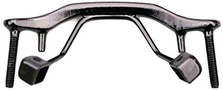 CELIKA Ersatz-Nasensteg-Brillenzubehör, 1 Stück randlose Metallbrille Ersatz-Nasensteg-Brillenzubehör, Schwarz
