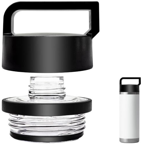 TiciKim Chug Cap für YETI Rambler Flasche 510 ml 740 ml 1020 ml 1,8 l Chug Ersatzdeckel Wasserflasche Kappe Zubehör Kompatibel mit Yeti Rambler Flaschen-Modellen