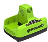 Caricabatterie Greenworks 60V 6A, doppio slot, G60x2UC6