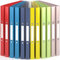 ACROPAQ - 12 x Ringbuch A4 - Ordner schmal, Sorbet, Pastell, Mit 2 Ringen, 2,2 cm Rückenbreite - Schulsachen aesthetic, Ringordner, Aktenordner