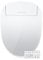 ZMJH A201S Electronic Smart Bidet Toilet Seat,Self Cleaning Hydroflush,Hybrid Heating,Heated Dryer,Nightlight,Vortex Wash, Remote Control (Elongated)