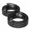 Wrugste Lot de 2 câbles XLR symétriques de qualité supérieure - 15 m - Fiche XLR mâle à 3 broches vers femelle - Câble de microphone DMX pour enregistrement en studio et production en direct