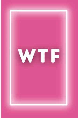 WTF JOURNAL: Cute pink notebook .Great gift for writers, students and well, everyone really!