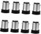 Housoutil 8 Pcs Convert Lamp Head USB Adapters Light Bulb Outlet Adapter E14 Light Bulb Plug Adapter Screw Gx24q Outlet Adapter White Convers E15 Touch Light Lamp Holder Copper