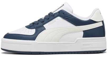 Puma CA Pro Classic Herren-Sportschuhe, Weiß-Dark Night-Warm White, 40 EU, Puma Weiß/Dunkelblau/Warmweiß, 40 EU