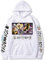 Luffy Chopper Anime One Piece Hoodie Zoro Sweatshirt for Men and Women, White, L