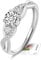 Sterling Silver Engagement Rings for Women Girls, Adjustable Twisted Eternity Promise Ring, Silver Wedding Rings Diamond Ring Women with Cubic Zirconia Birthday Christmas Gifts