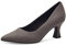 MARCO TOZZI Damen Pumps Spitz Vegan, Grau (Ash), 37 EU