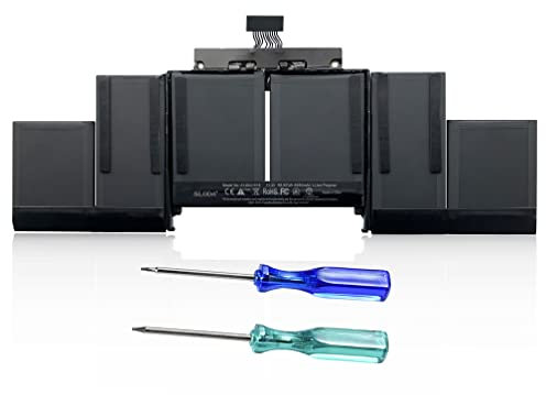 SLODA A1494 A1618 Ersatz Laptop Akku für MacBook Pro 15 Retina A1398 (Ende 2013,Mitte 2014,Anfang 2015,Mitte 2015) EMC 2745 2881 2909 2910 [Li-Polymer 11.4V 8680mAh]