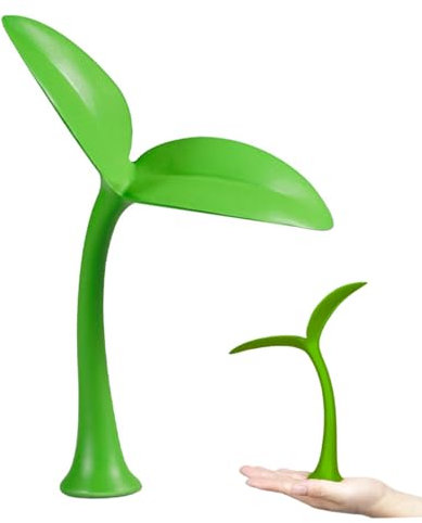 Autodekorationen, niedliche Autozubehör, Autodekoration Antennen Dach Aufkleber PU Schaumdach Stoßfänger Motorrad Helm Außen Auto Dekoration Bohnen Spuber Sprossen Süßes Autoaufkleber 20 x 4 cm (grün