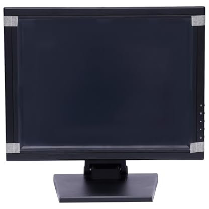 CLEADONG Touchscreen Monitor, 15 Touch Screen, 1024x768 POS Touchscreen High Res LCD Monitor Built Cash and Inventory Management in Restaurants and Supermarkets.