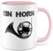 Tasse Hornist Geschenk, Ein Horn, Kaffeetasse Musiker Hornspieler Blechbläser Bläser Bandmitgleid Band Witztasse Einhorn Wortwitz, Geschenkidee Geburtstag Weihnachten Kaffee-Becher