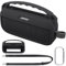 co2CREA Custodia Protettiva in Silicone Compatibile per altoparlante portatile Bluetooth Bose SoundLink Flex 2nd Gen (silicone + gancio moschettone + tracolla (altoparlante non incluso)